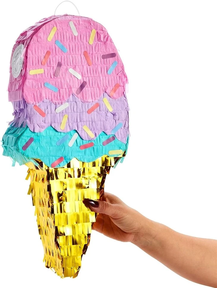 Ice Cream Pinata For Birthday Decorations