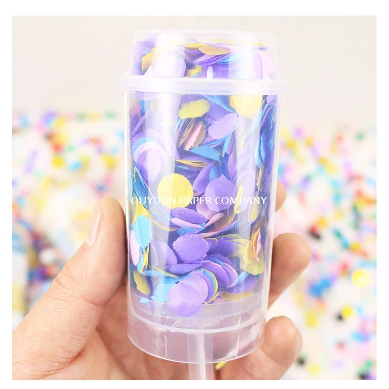 Push Pop Confetti Popper Cannon For Wedding Birthday Party Celebration